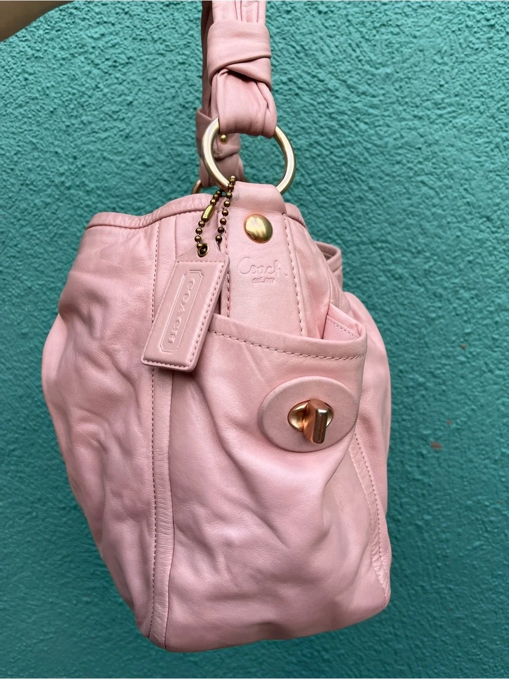 COACH Y2K slouchy pink Parker Hobo bag 13412